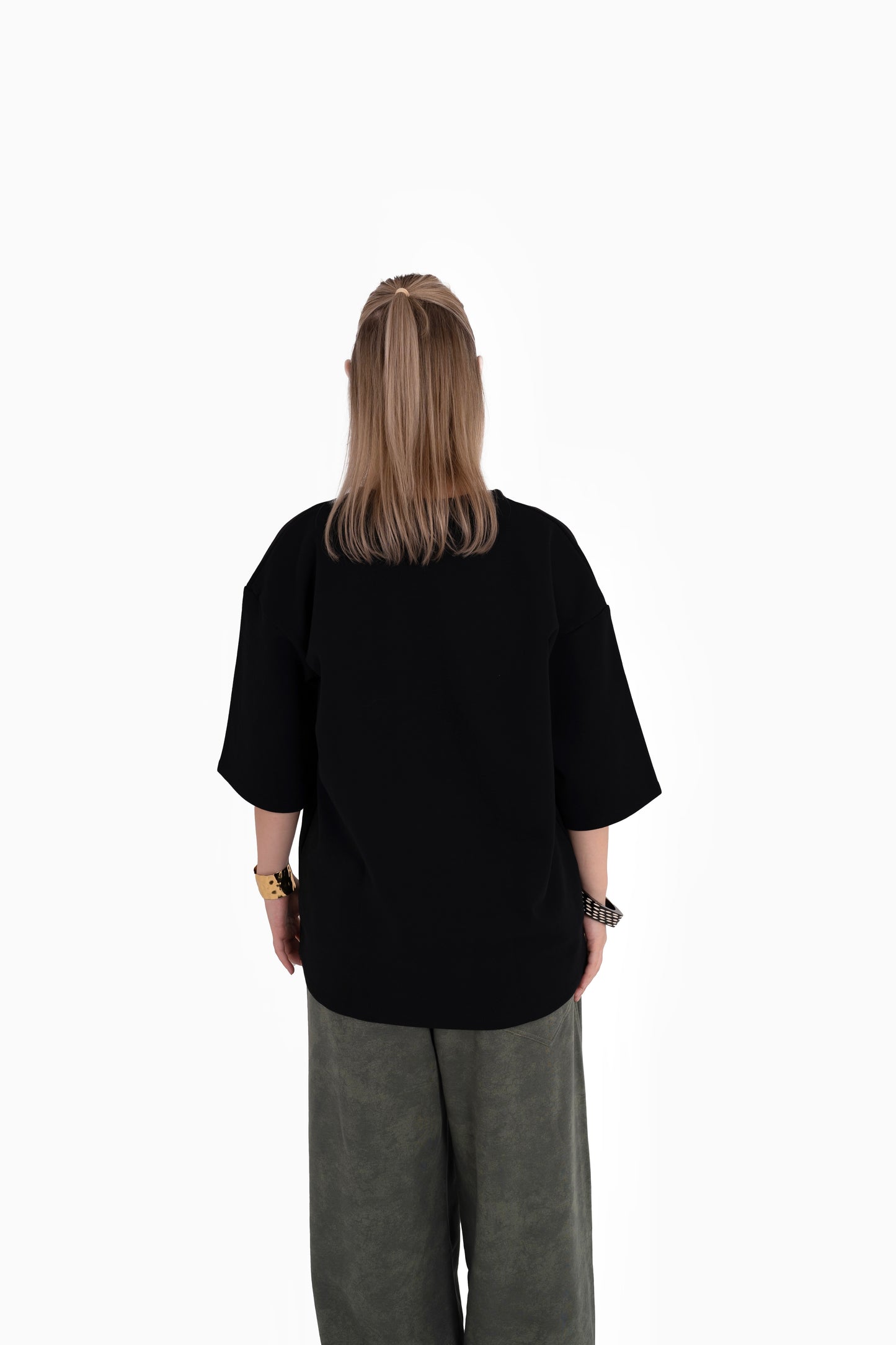 Black basic T-shirt