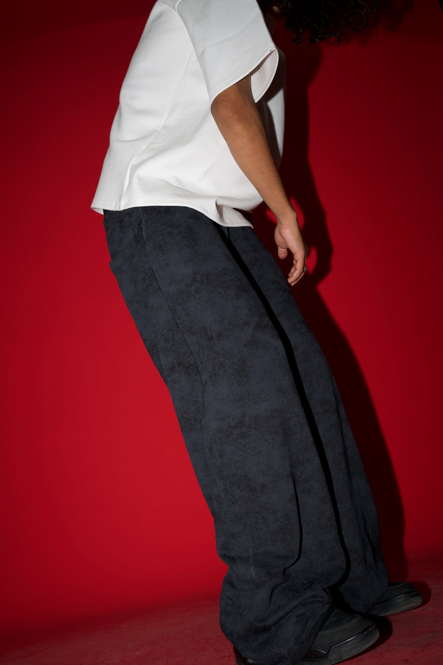 Black Washed effect sweats