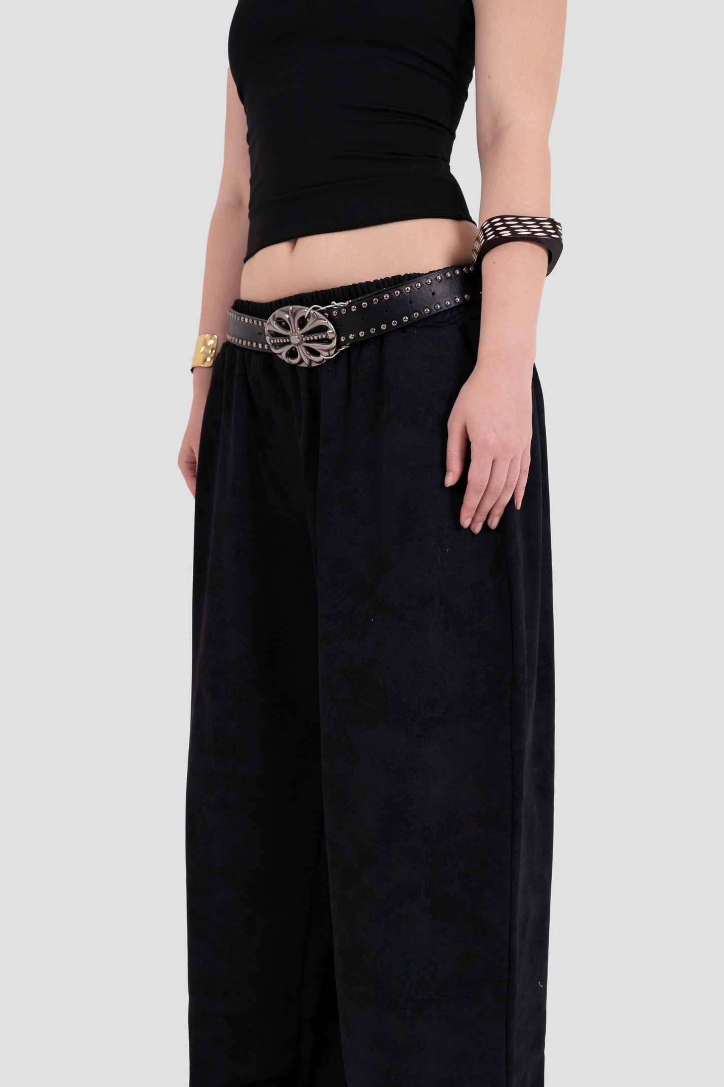 Black Washed effect sweats