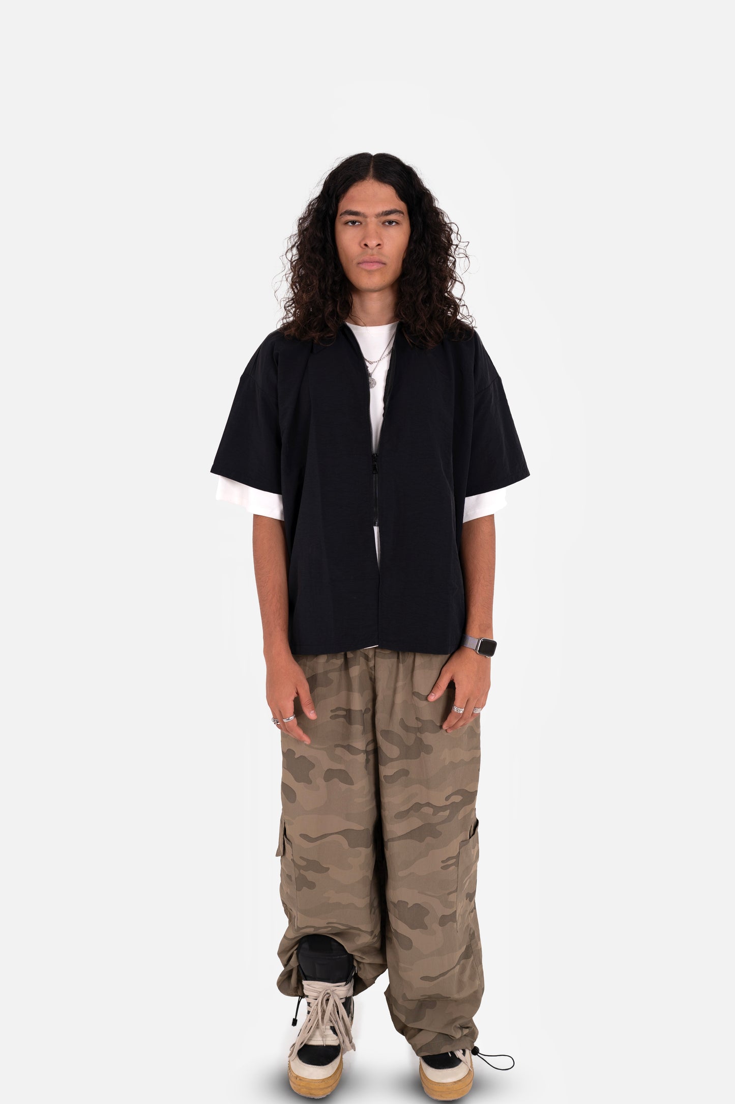 Half zip T-shirt