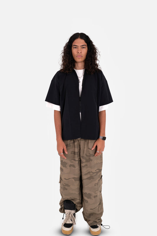 Half zip T-shirt
